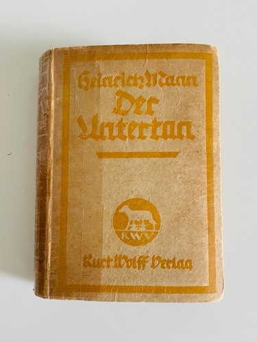 Der untertan 1918 heinrich - der,