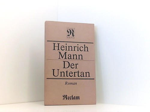 Der untertan mann heinrich - untertan, mann,