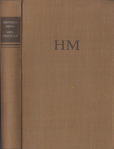 Buch der untertan mann - der, untertan,