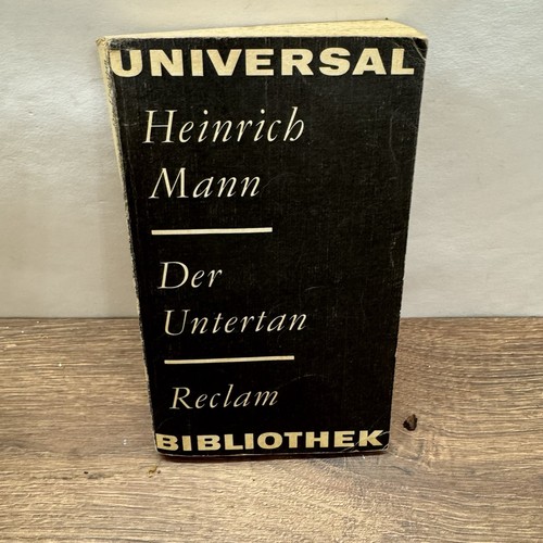 Der untertan heinrich mann - der,