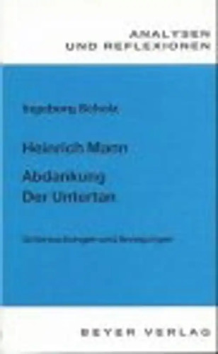 Heinrich mann abdankung der - mann,,