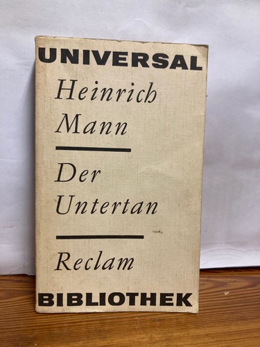 Der untertan heinrich - der, mann