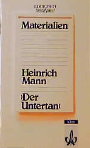Der untertan nur materialien - nur,