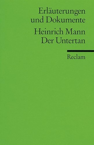Heinrich mann der untertan - heinrich,