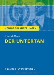 Der untertan textanalyse und - untertan.,