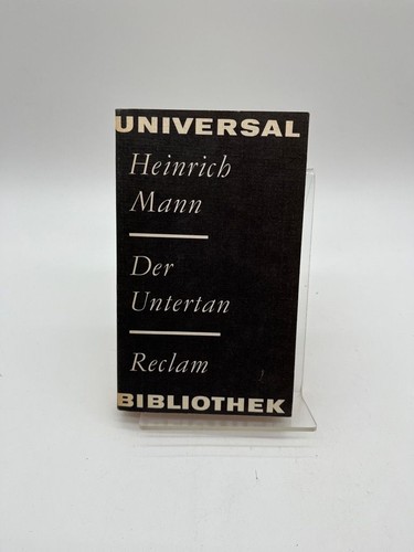 Der untertan roman - der,