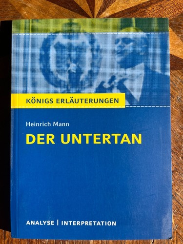Der untertan textanalyse - der, untertan.